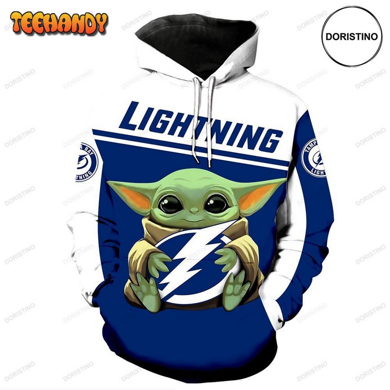 Baby Yoda Tampa Bay Lightning Limited Edition 3d Hoodie