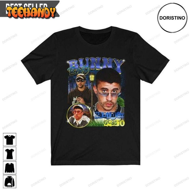 Bad Bunny Rap Rapper Music Doristino Limited T Shirt Sweatshirt