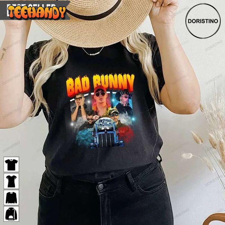 Bad Bunny Tour Rapper Music T Shirt Sweatshirt