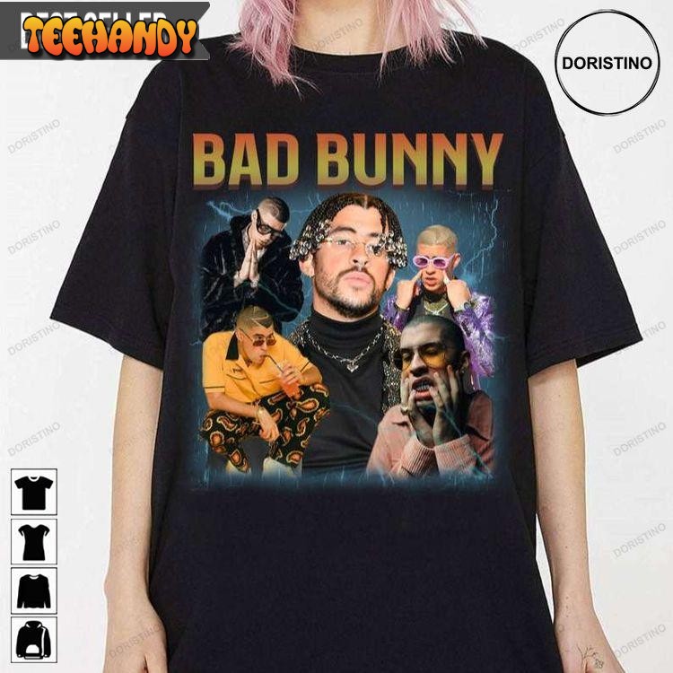 Bad Bunny Vintage Ver 2 Trending T Shirt Sweatshirt