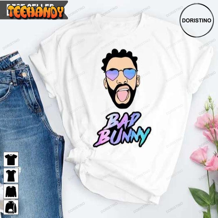 Bad Bunny White Rapper Rap T Shirt Sweatshirt