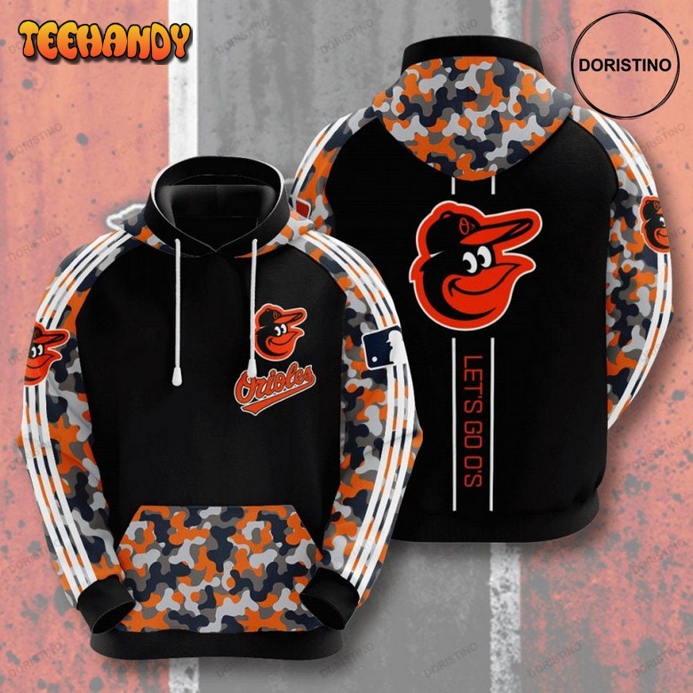 Baltimore Orioles 3d v3 Awesome 3D Hoodie