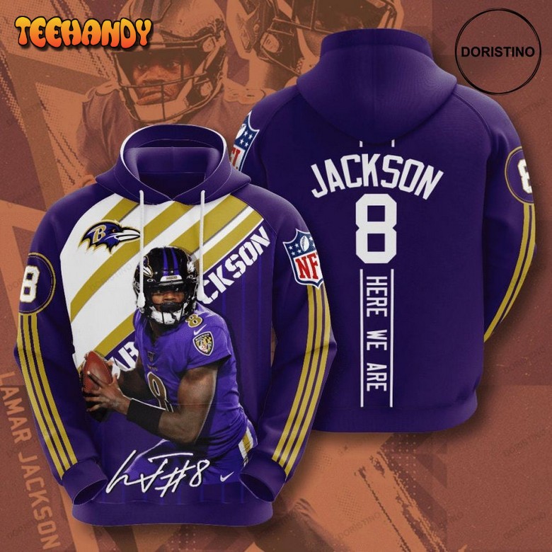 Baltimore Ravens 3d v4 Awesome 3D Hoodie