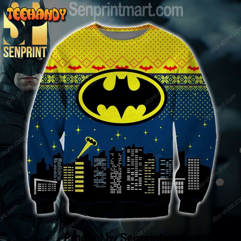 Batman CINT10673 -1 Chirtmas Gifts Wool Ugly Knitted Sweater