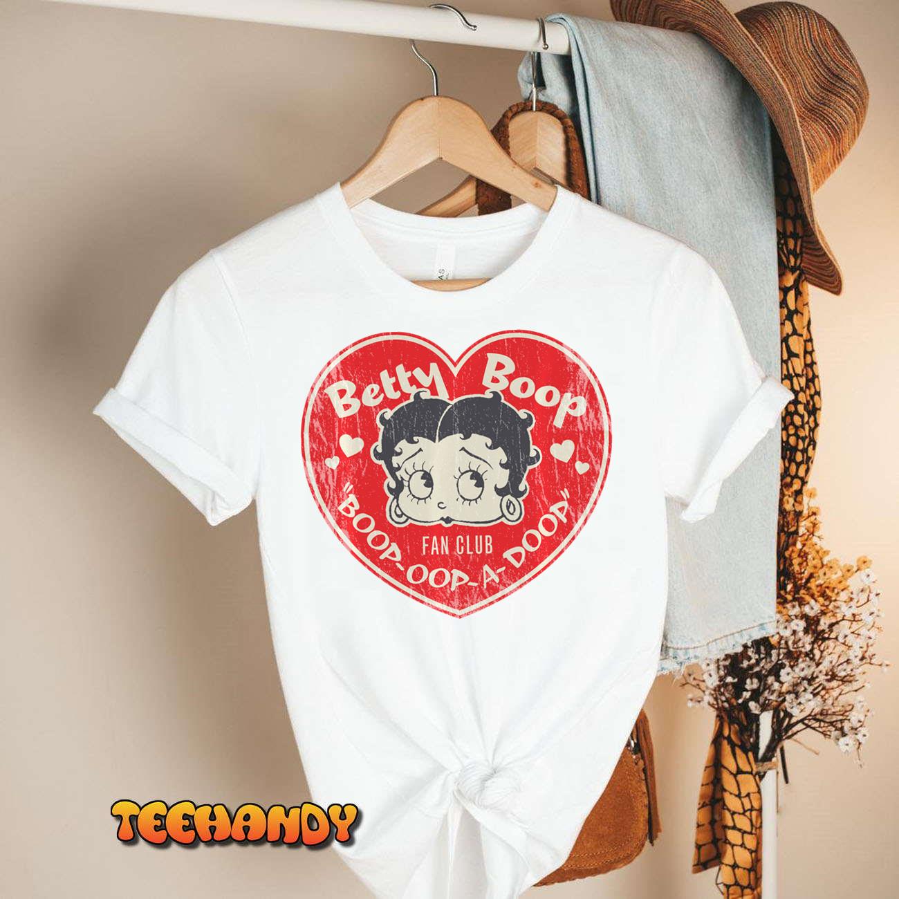 Betty Boop Oop A Doop Love Heart Sweatshirt