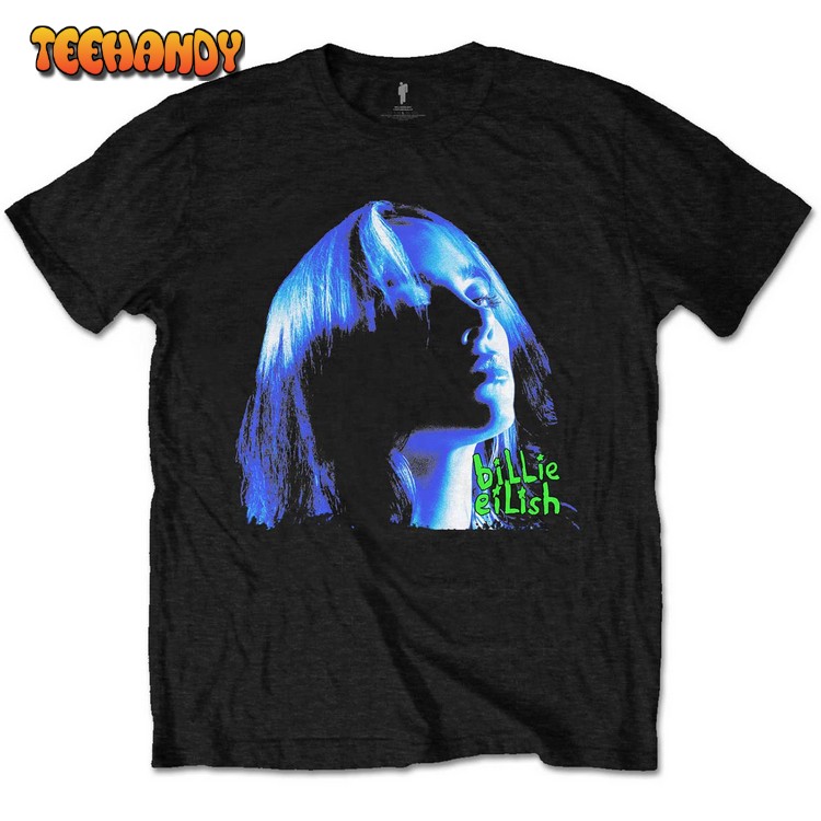 Billie Eilish Neon Blue T-Shirt