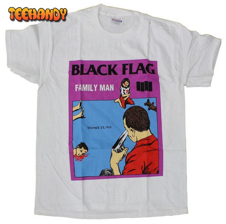 Black Flag Family Man Shirt