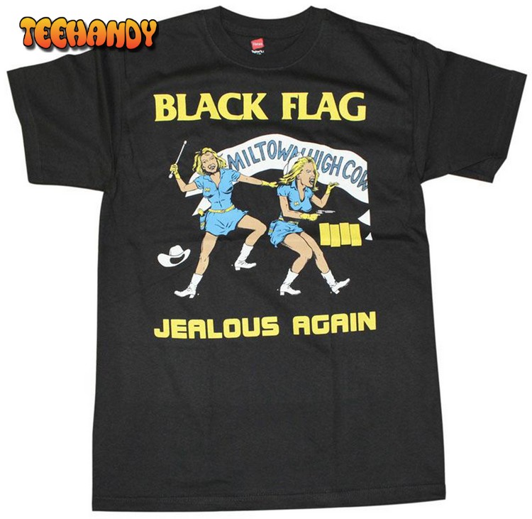 Black Flag Jealous Again New Men T-Shirt