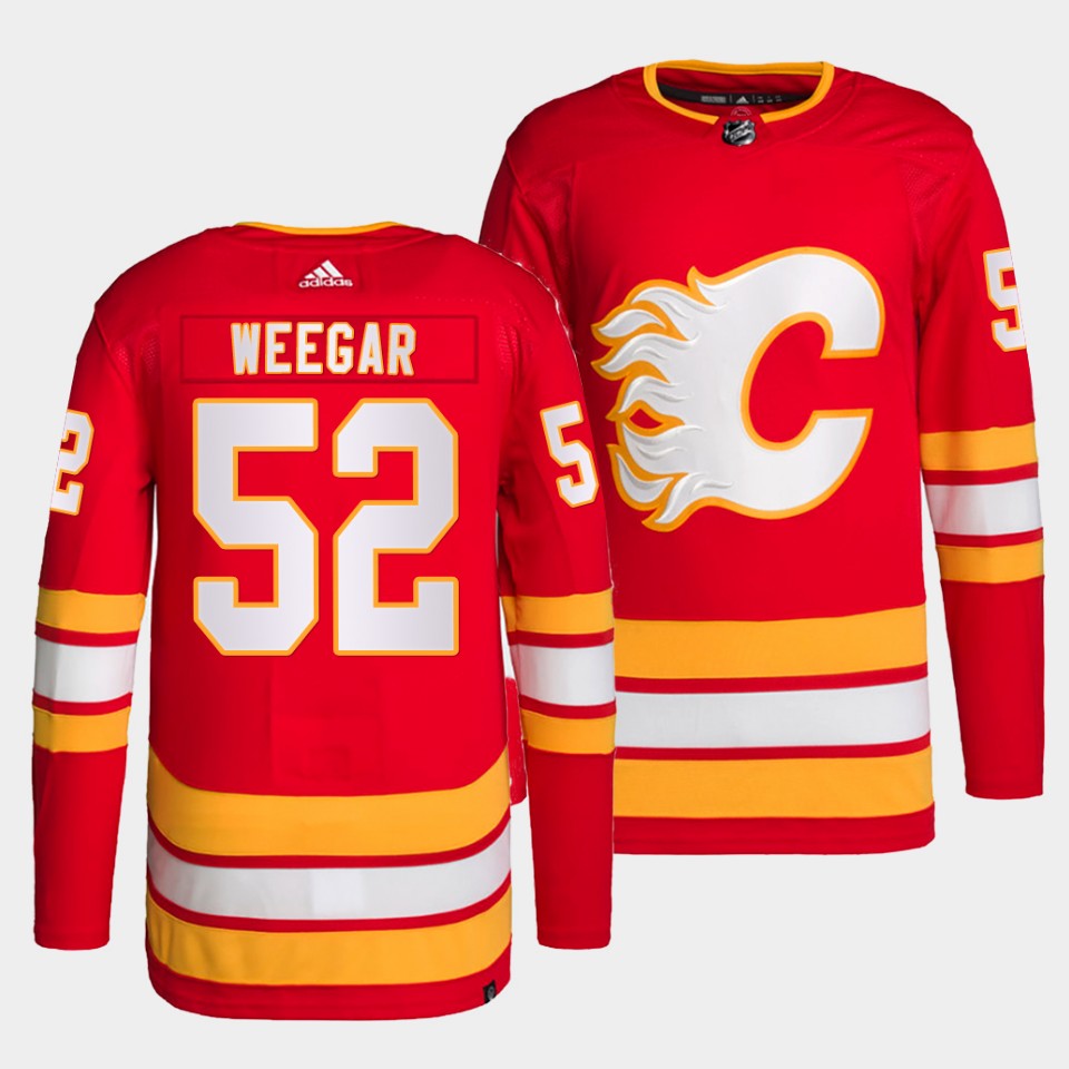 Calgary Flames MacKenzie Weegar Home Red Jersey