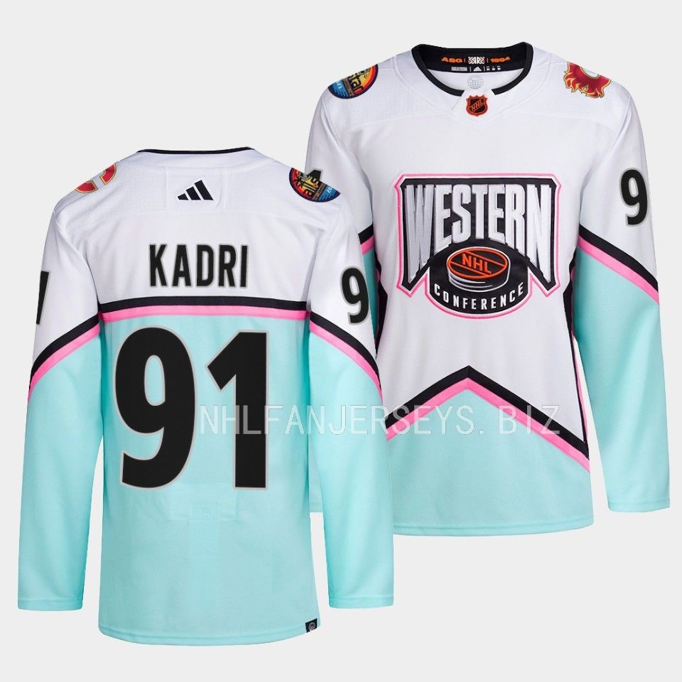 Calgary Flames Nazem Kadri Western Conference 2023 All-Star White Jersey