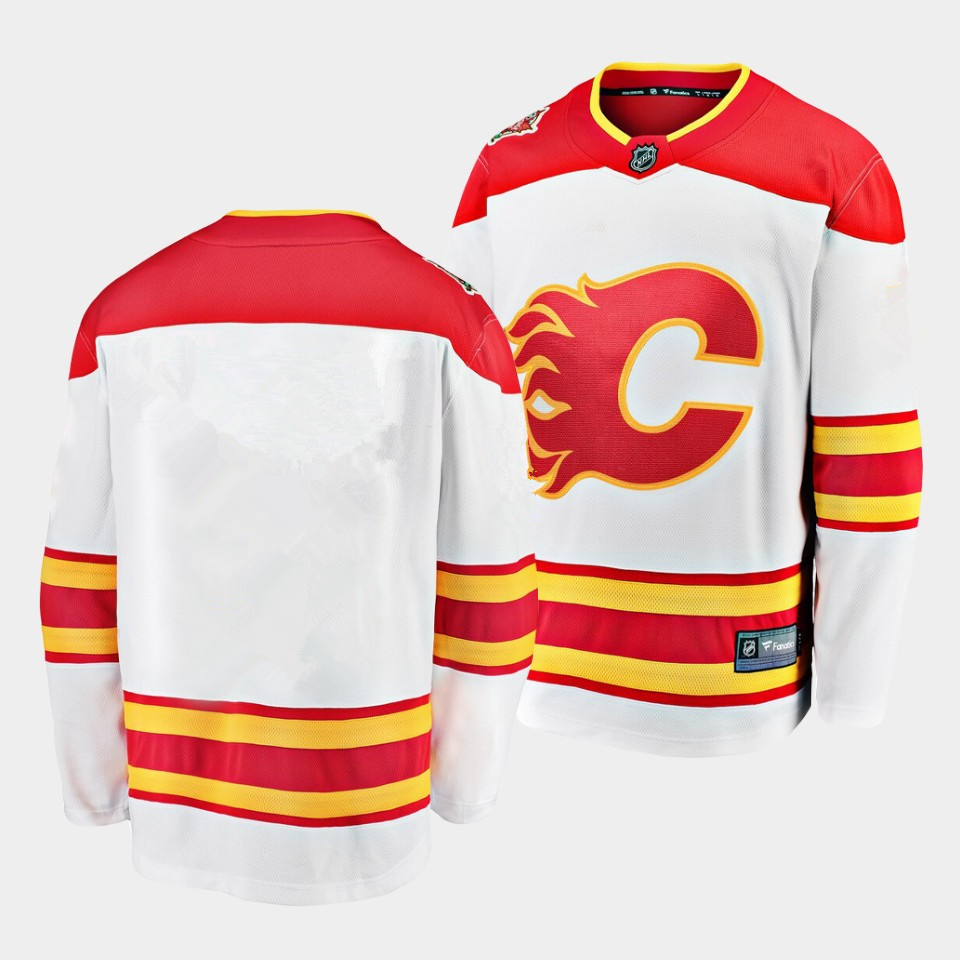 Calgary Flames Team White Away Jersey