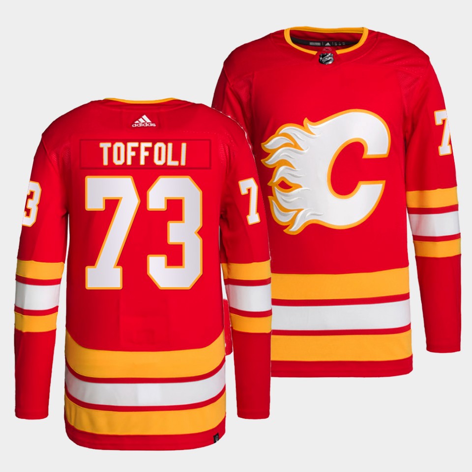 Calgary Flames Tyler Toffoli Red Home Jersey