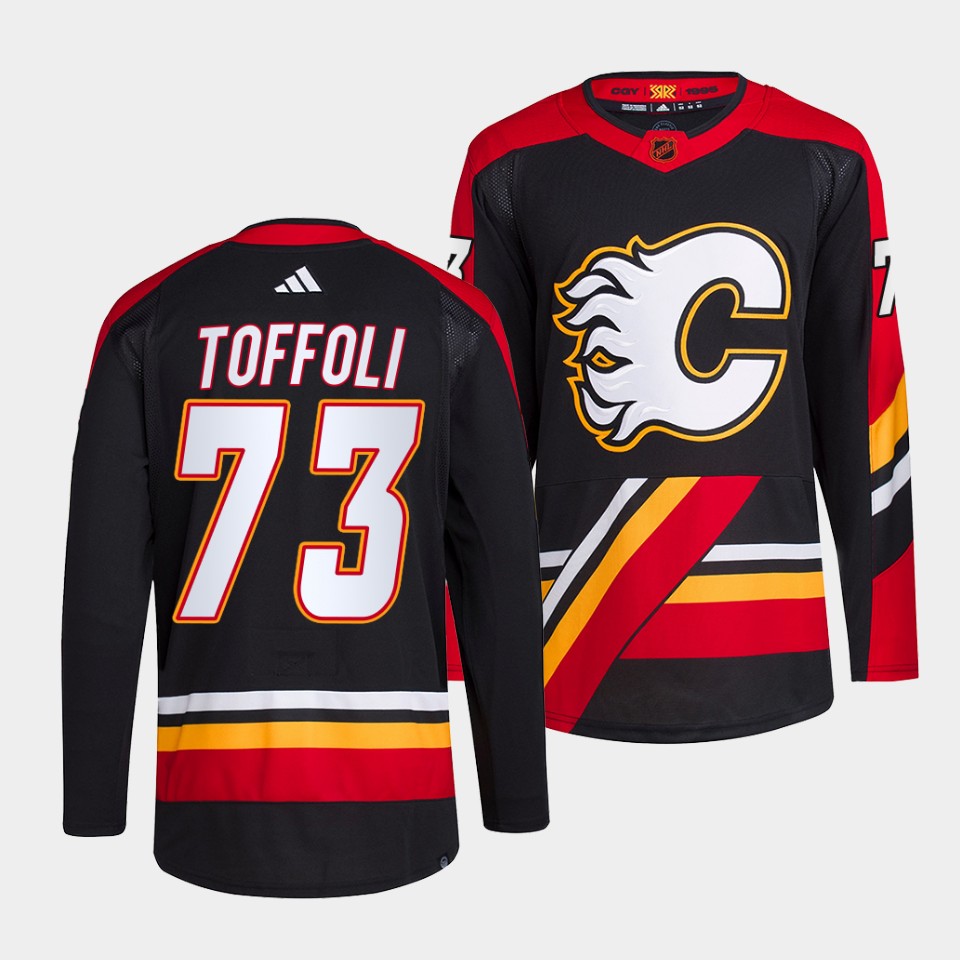 Calgary Flames Tyler Toffoli Reverse Black Jersey