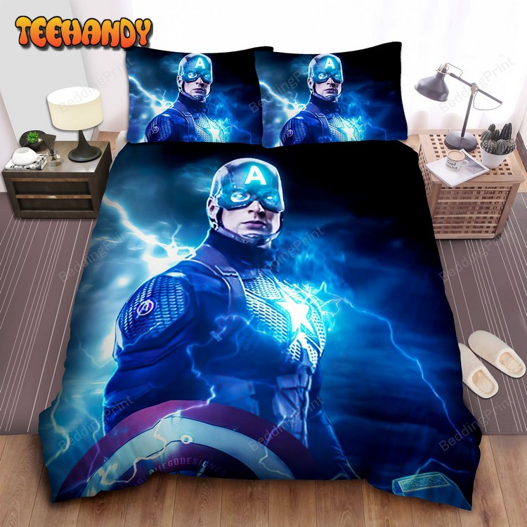 Captain America And Thor’s Hammer Duvet Cover Bedding Sets