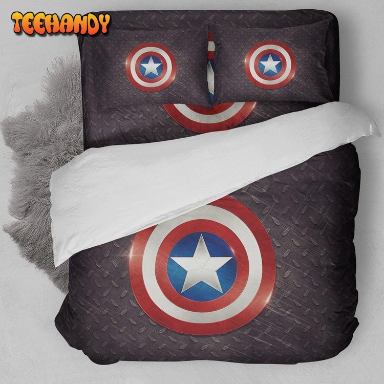 Captain America Logo Bedding Set