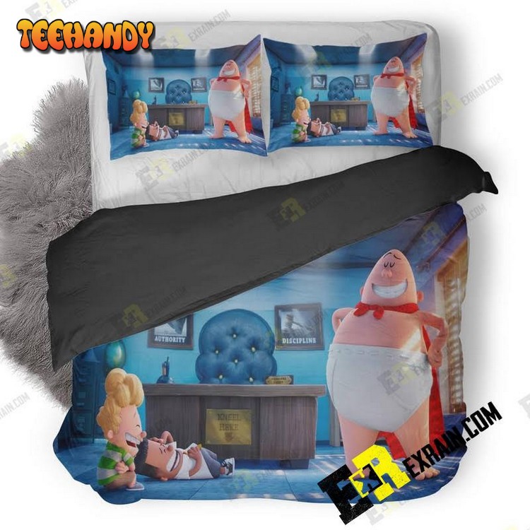 Captain Underpants 3D Customized Duvet Cover Bedding Set