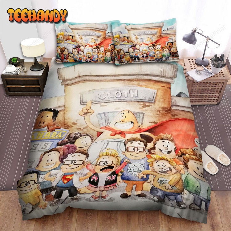 Captain Underpants All Characters In One Artwork Bedding Sets