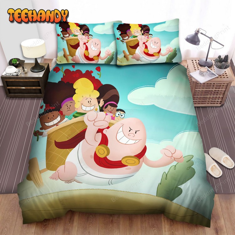 Captain Underpants Carrying Friends Poster Spread Bedding Sets