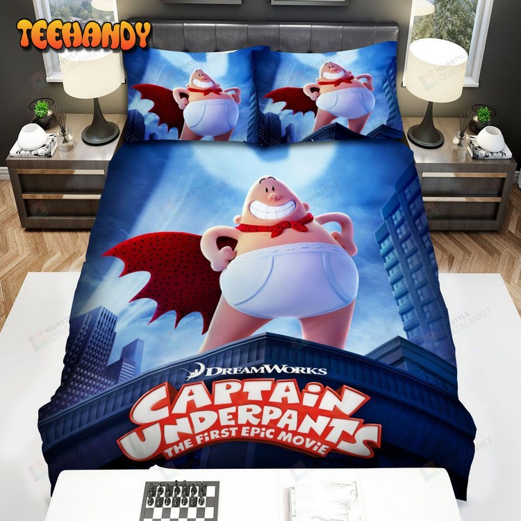 Captain Underpants Movie Comforter Duvet Cover Bedding Sets