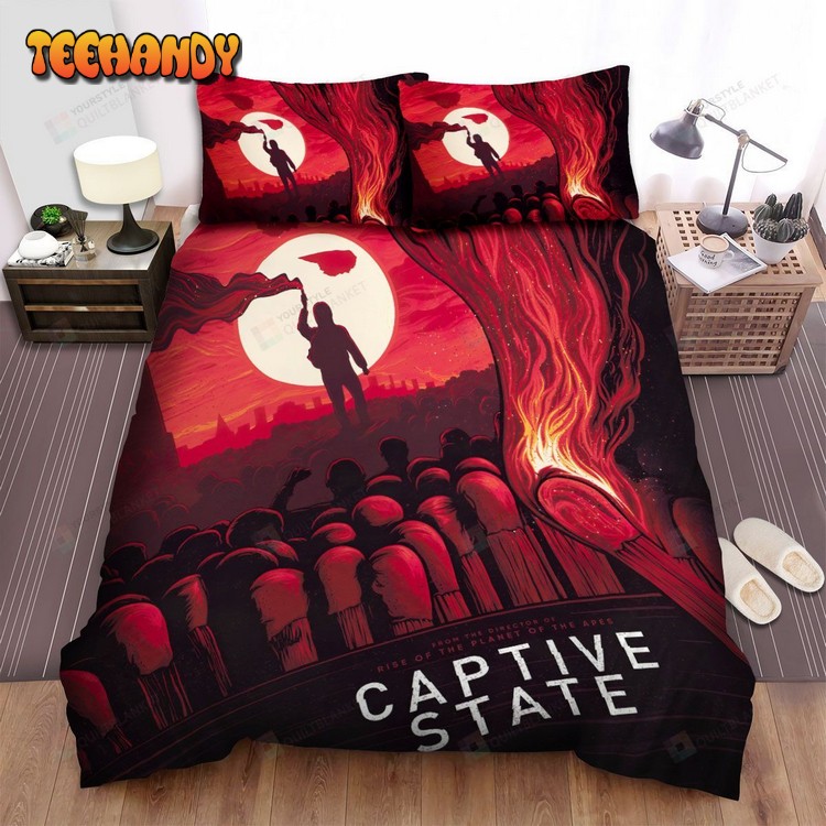 Captive State (2019) Movie Illustration 2 Spread Comforter Bedding Sets