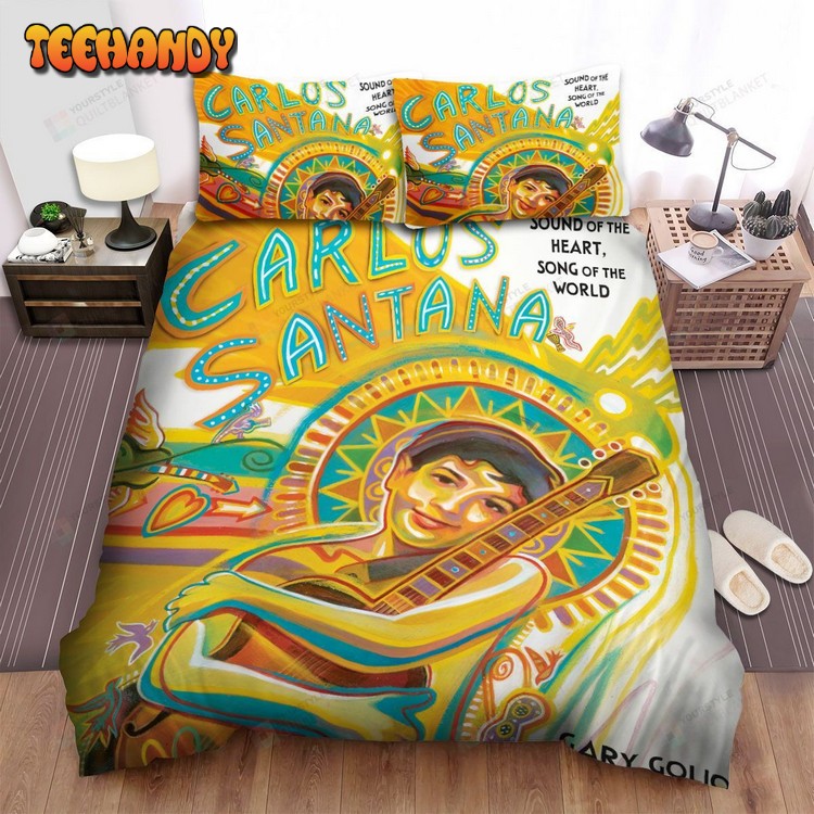 Carlos Santana Sound Of The Heart Song Of The World Bedding Sets