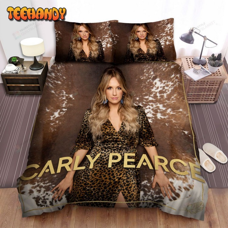 Carly Pearce Music Poster Spread Comforter Duvet Cover Bedding Sets