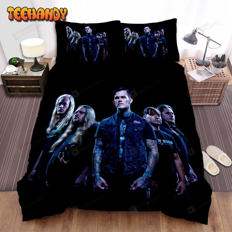 Carnifex Music Band In Black Background Spread Comforter Bedding Sets