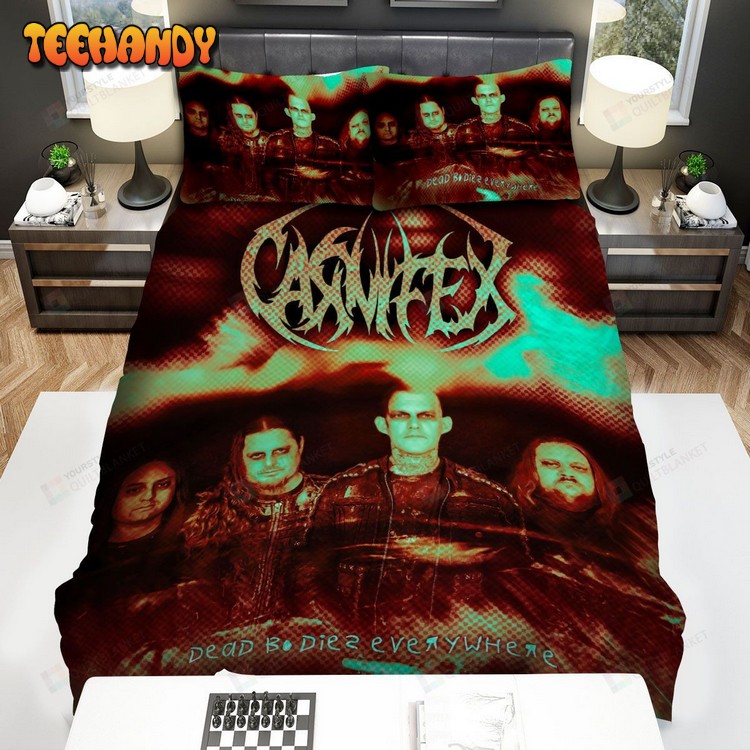 Carnifex Music Cover Image Of The Band’s Song Comforter Bedding Sets