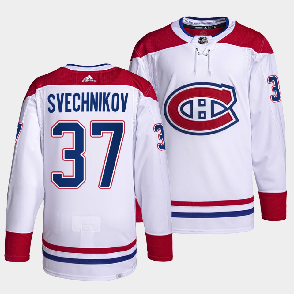 Carolina Hurricanes Andrei Svechnikov 2022-23 Away White Jersey