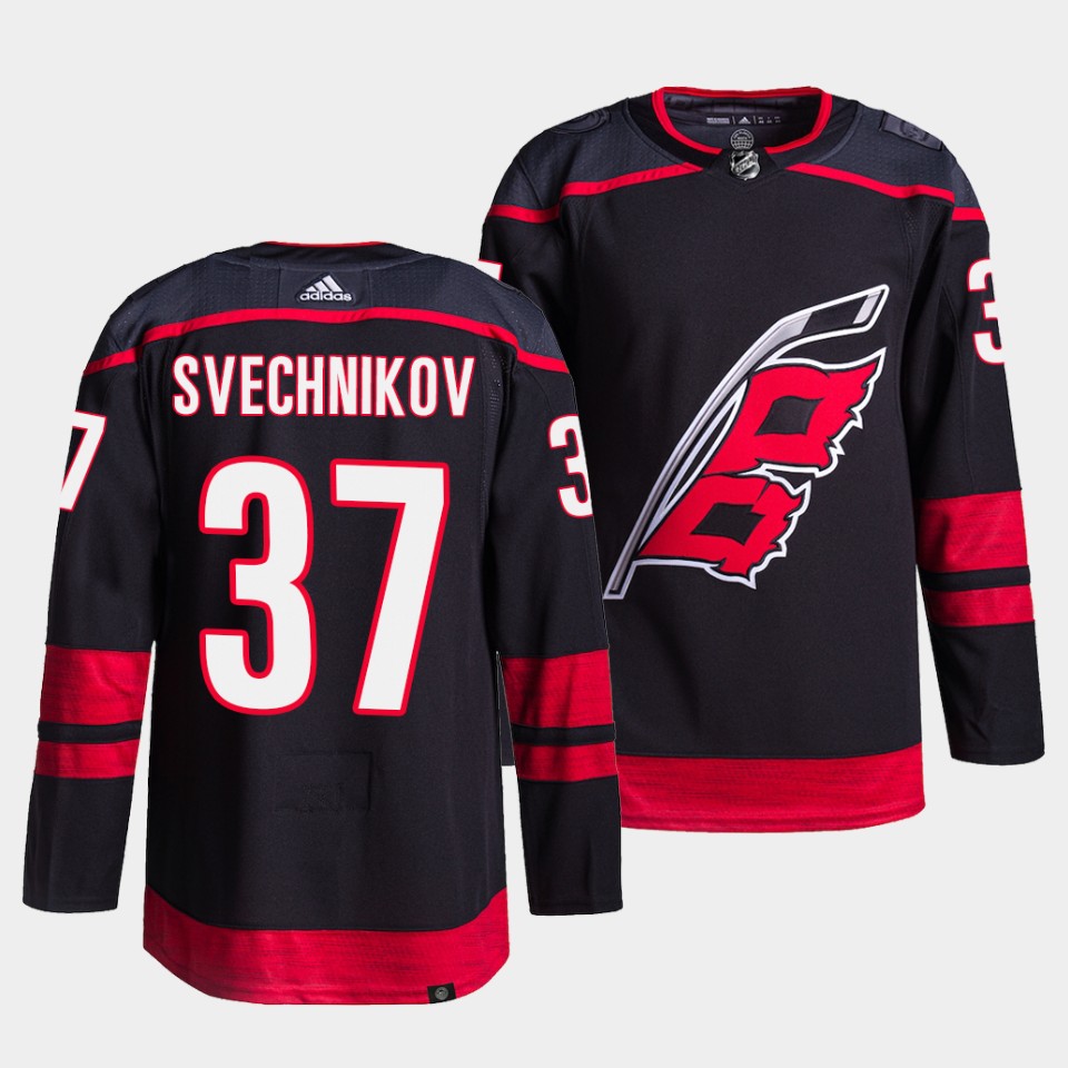 Carolina Hurricanes Andrei Svechnikov Alternate Black Jersey