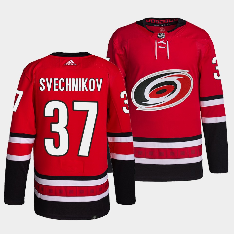 Carolina Hurricanes Andrei Svechnikov Home Red Jersey