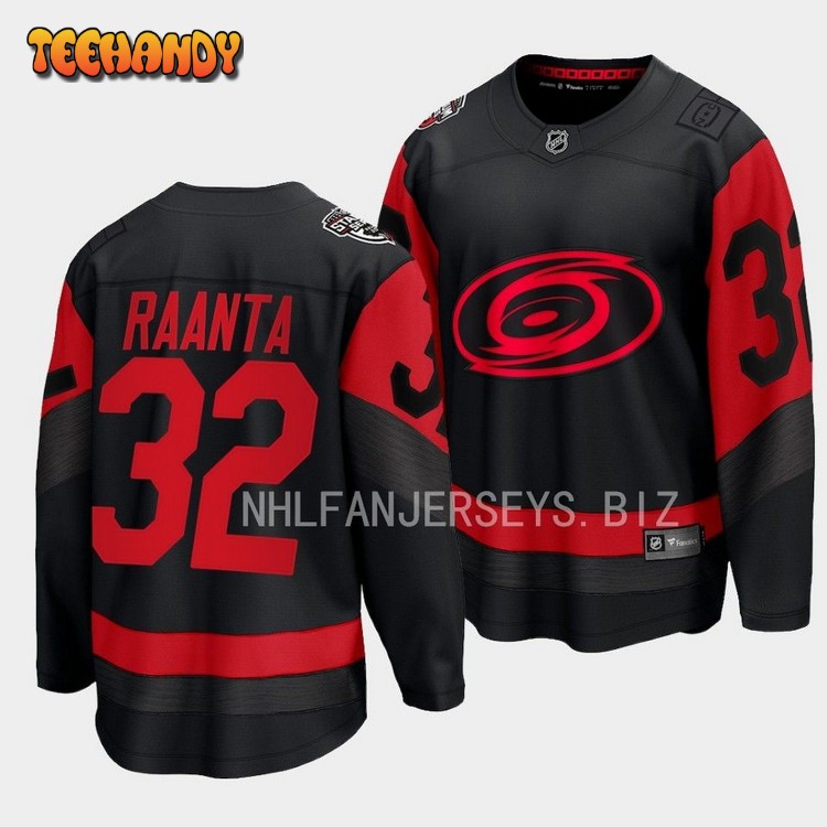 Carolina Hurricanes Antti Raanta 2023 Stadium Series Black Jersey