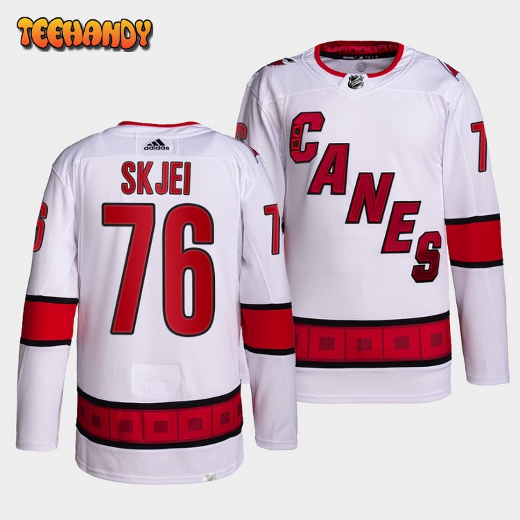 Carolina Hurricanes Brady Skjei Away White Jersey