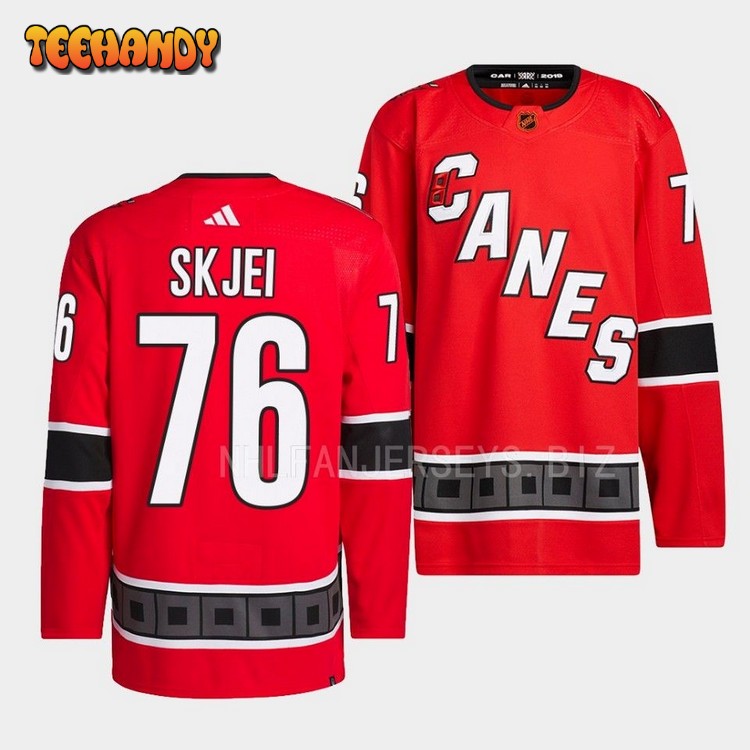 Carolina Hurricanes Brady Skjei Reverse Retro 2.0 Red Jersey