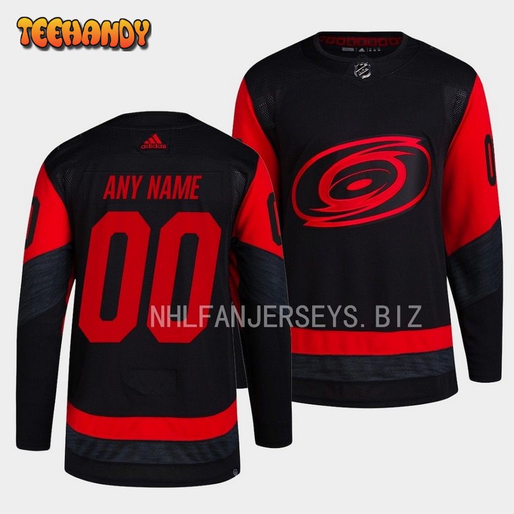 Carolina Hurricanes Custom 2023 Stadium Series Black Jersey