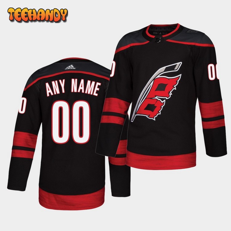 Carolina Hurricanes Custom Alternate Black Jersey