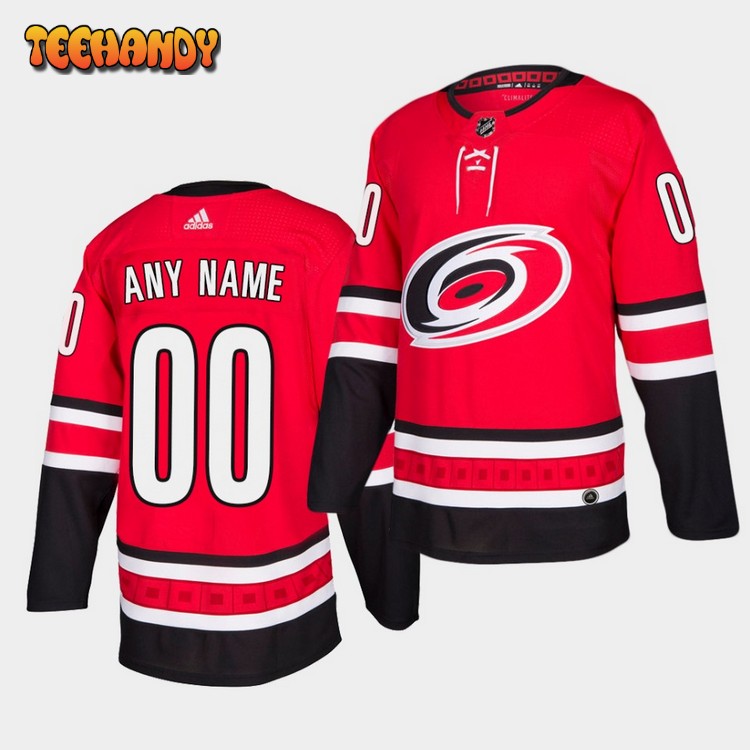 Carolina Hurricanes Custom Home Adidas Red Jersey