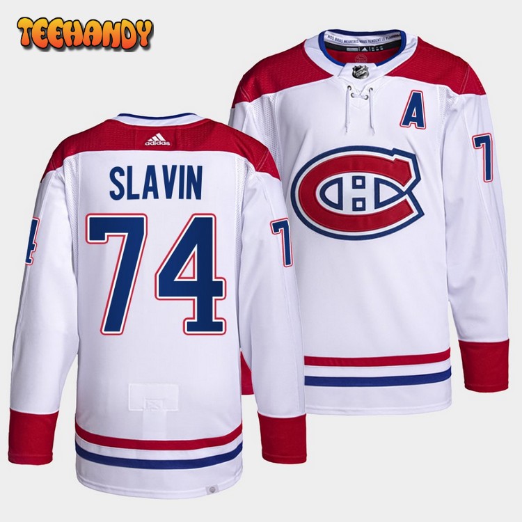 Carolina Hurricanes Jaccob Slavin 2022-23 Away White Jersey