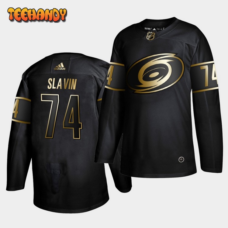 Carolina Hurricanes Jaccob Slavin Golden Edition Black Jersey