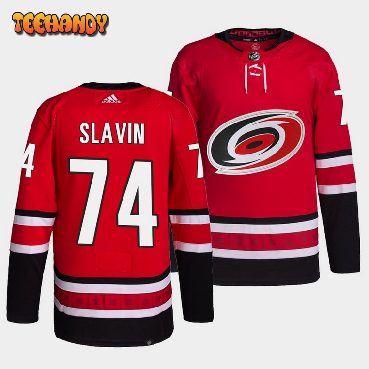 Carolina Hurricanes Jaccob Slavin Home Red Jersey