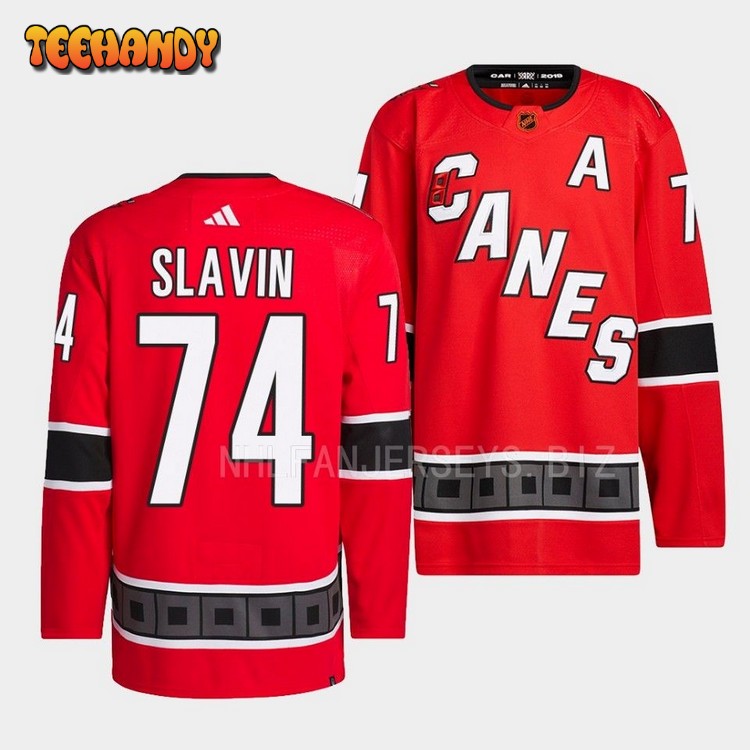 Carolina Hurricanes Jaccob Slavin Reverse Red Jersey