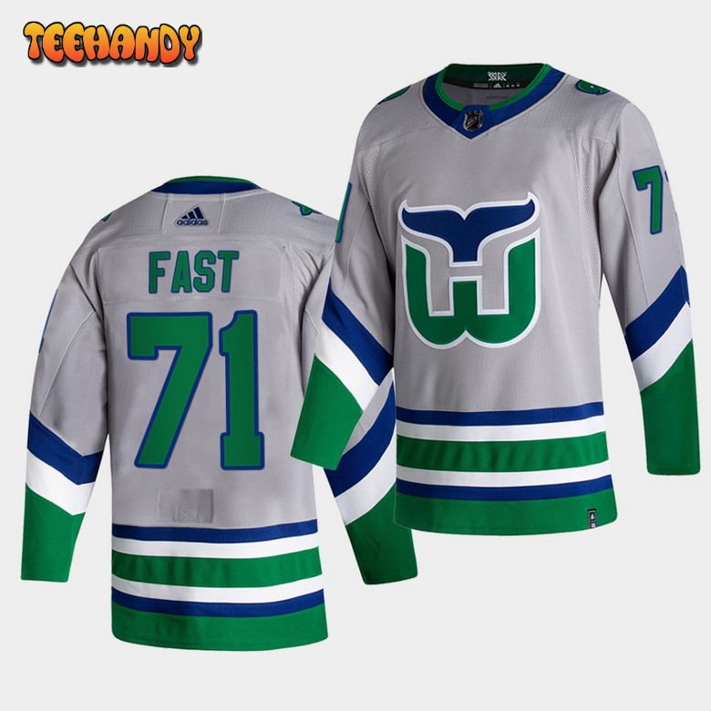 Carolina Hurricanes Jesper Fast Reverse Green Special Edition Jersey