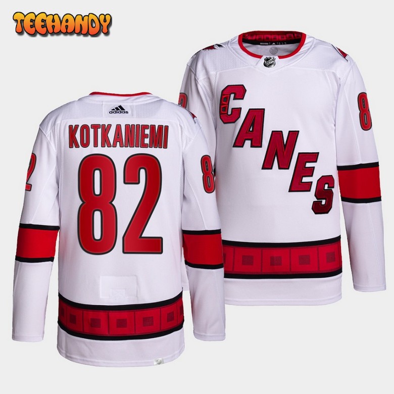 Carolina Hurricanes Jesperi Kotkaniemi Away White Jersey