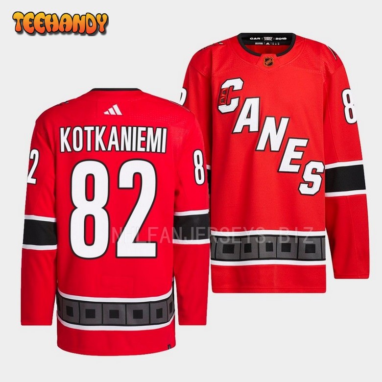 Carolina Hurricanes Jesperi Kotkaniemi Reverse Retro 2.0 Red Jersey