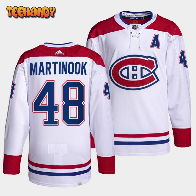 Carolina Hurricanes Jordan Martinook 2022-23 Away White Jersey