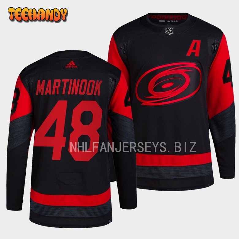 Carolina Hurricanes Jordan Martinook 2023 NHL Stadium Series Black Jersey