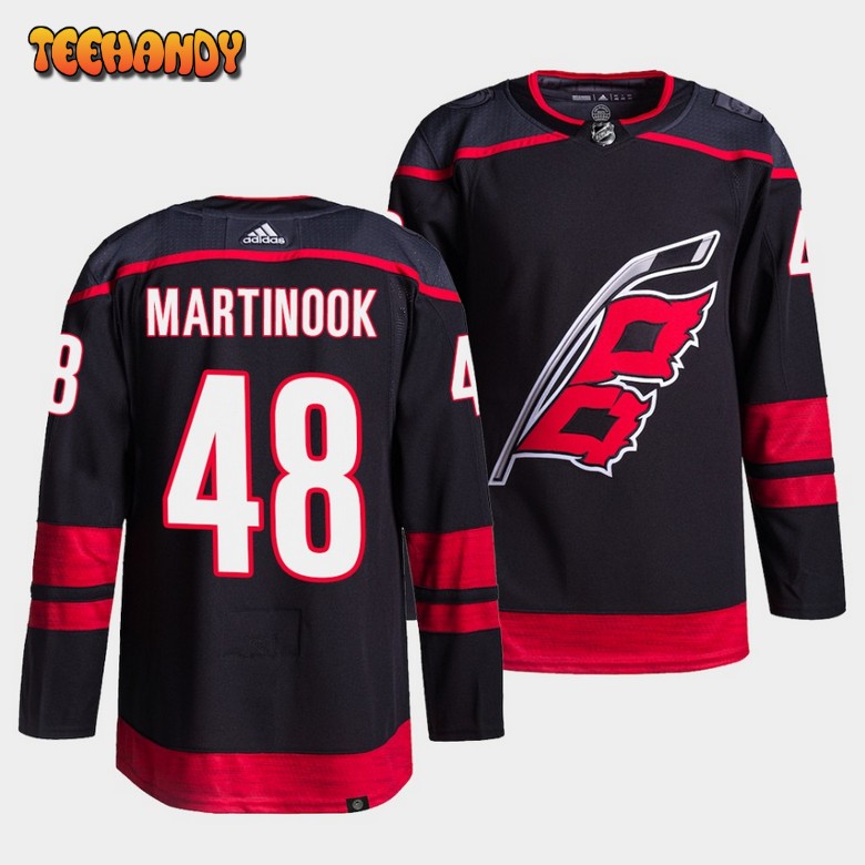 Carolina Hurricanes Jordan Martinook Alternate Black Jersey