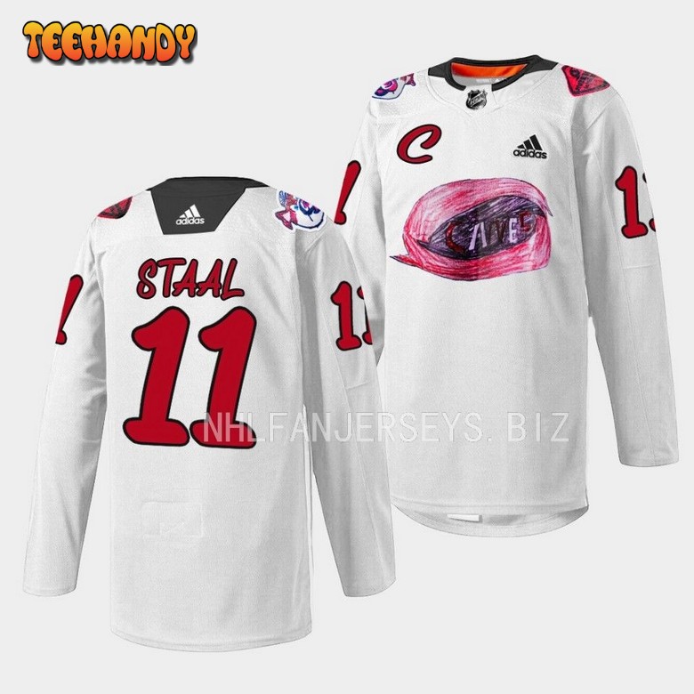 Carolina Hurricanes Jordan Staal 2023 White Jersey