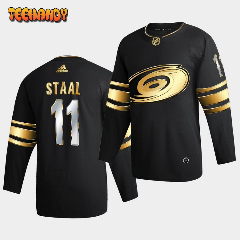 Carolina Hurricanes Jordan Staal Golden Edition Limited Black Jersey