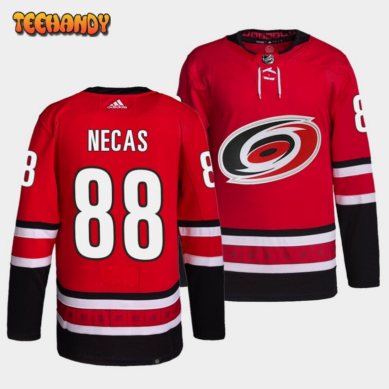 Carolina Hurricanes Martin Necas Home Red Jersey